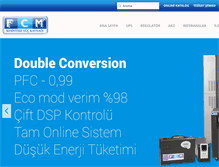 Tablet Screenshot of fcm.com.tr